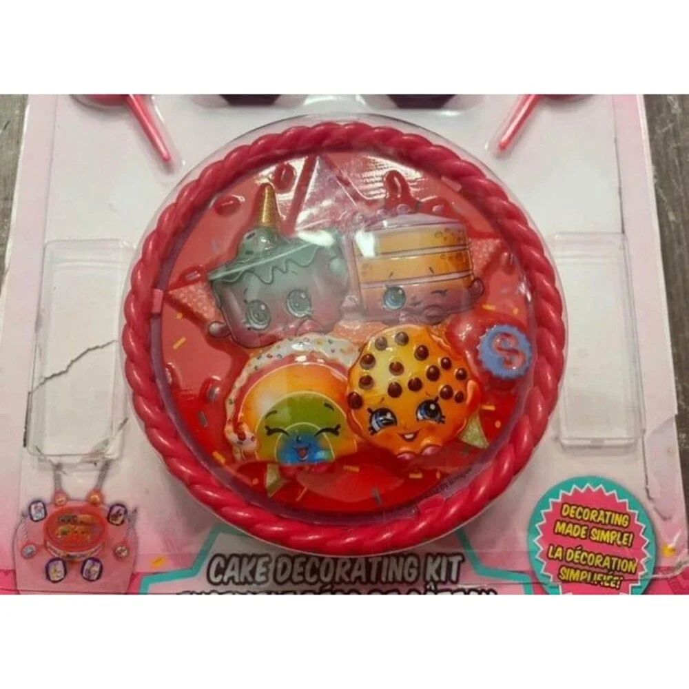 Shopkins Birthday Cake Cupcake Decoration Deco Kit